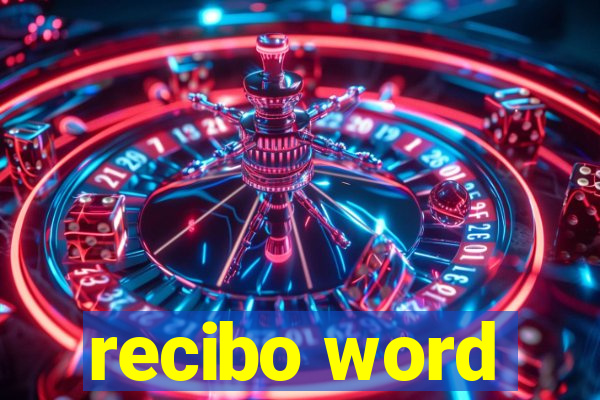 recibo word